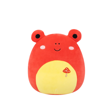 Squishmallows, crvena tropska žaba Obu, 20 cm