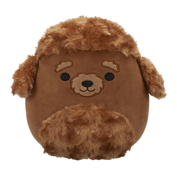 Squishmallows – zlatni labradoodle Dro s pahuljastim trbuhom, 20 cm