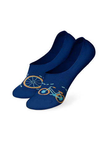 Vesele niske stopalice Narančasti bicikl