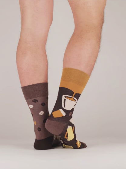 Vesele čarape od bambusa Zrnca kave