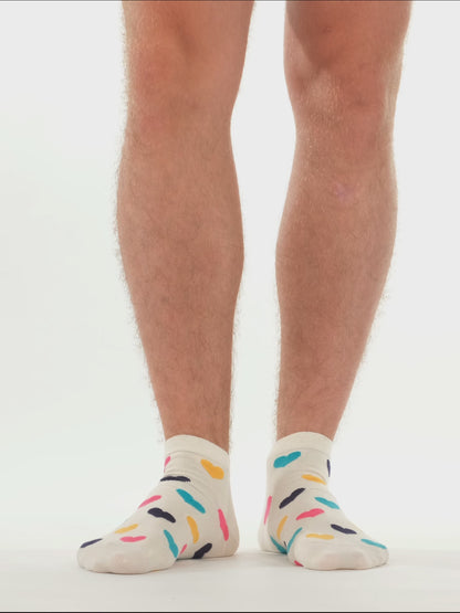 Vesele stopalice Šarena srca