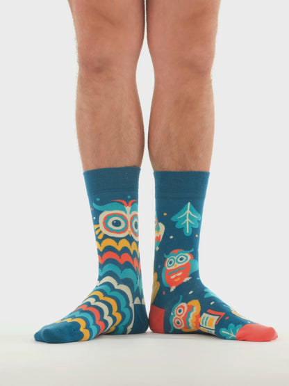 Vesele čarape Mudra sova