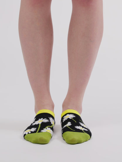 Vesele čarape za tenisice Tratinčice noću