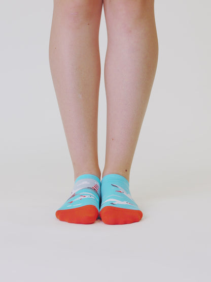 Vesele čarape za tenisice Galeb